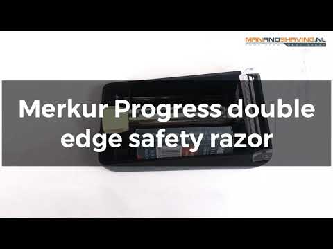 Merkur 51C Progrès Proprandant le rasoir de sécurité à double bord Handle