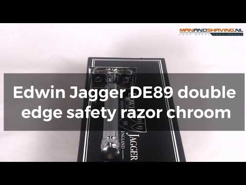 Edwin Jagger De89 Double Edge Safety Razor Chrome