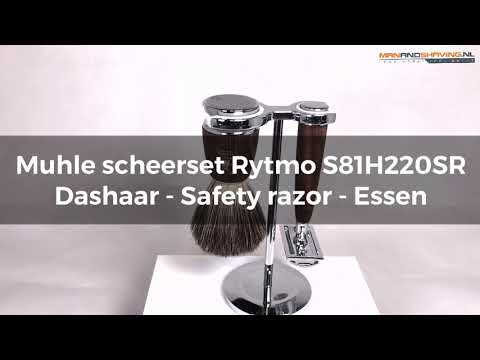 Muhle Scheerset Rytmo S81H220SR - Fie Hair - Safety Razor - Essen