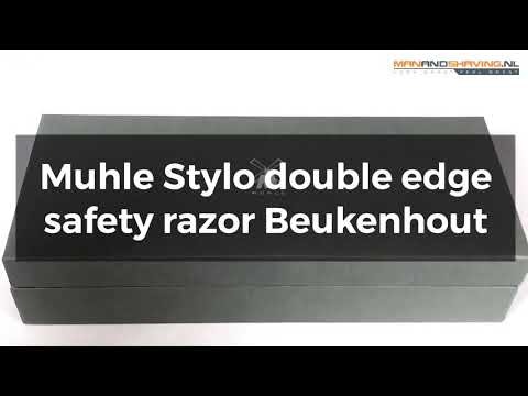 Muhle Stylo double edge safety razor Beech wood