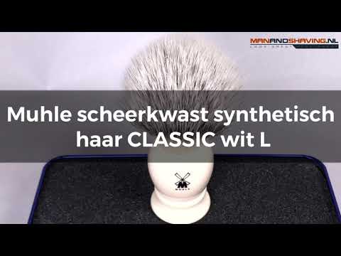 Muhle Shaving brush Synthetic hair classic white l