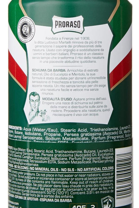 Proraso scheerschuim 300 ml - Manandshaving - Proraso