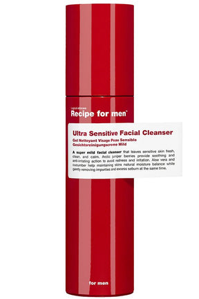 Recipe for Men reinigingsgel voor gevoelige huid 100ml - Manandshaving - Recipe for Men