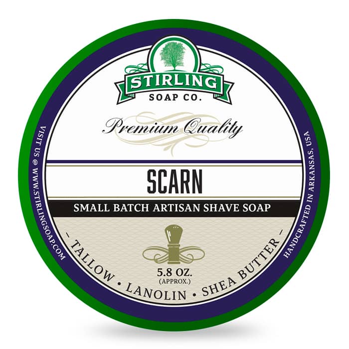 Stirling Soap Co. Cherry negro de crema de afeitar 165 ml