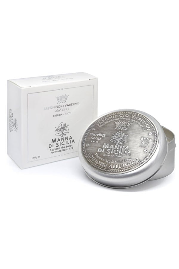 Saponificio Varesino scheerzeep Manna di Sicilia 150gr - Manandshaving - Saponificio Varesino