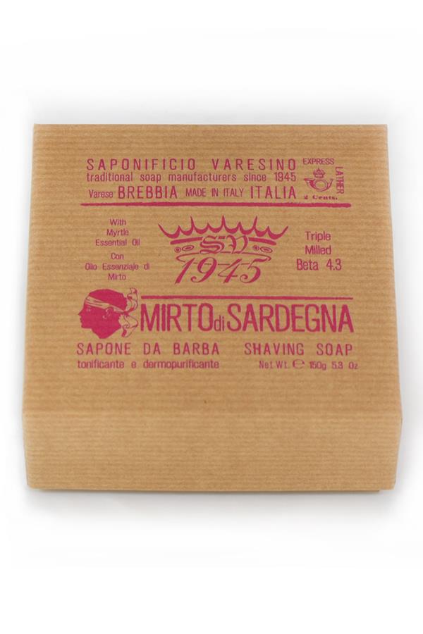 Saponificio Varesino scheerzeep Mirto di Sardegna 150gr - Manandshaving - Saponificio Varesino