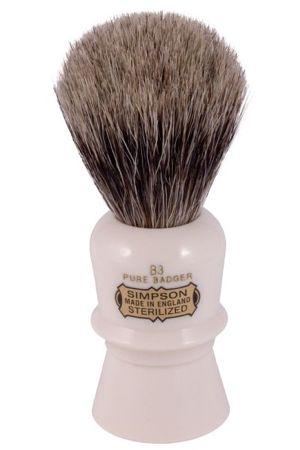 Simpson scheerkwast dassenhaar purebadger The Beaufort B3 - Manandshaving - Simpson