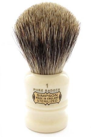 Simpson scheerkwast dassenhaar purebadger The Duke 1 - Manandshaving - Simpson