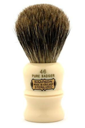 Simpsons scheerkwast dassenhaar purebadger The Berkeley - Manandshaving - Simpson