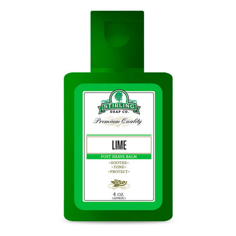 Stirling Soap Co. after shave balm Lime 118ml - Manandshaving - Stirling Soap Co.