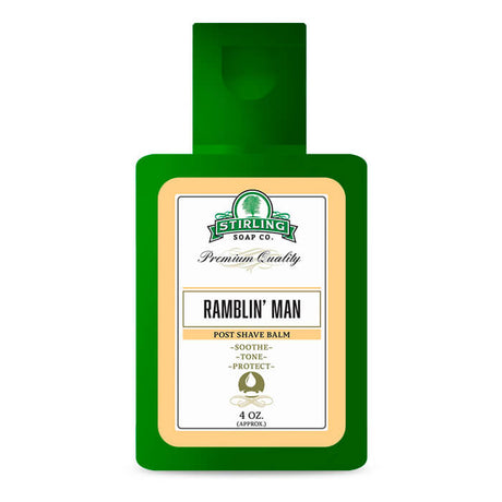 Stirling Soap Co. after shave balm Ramblin’ Man 118ml - Manandshaving - Stirling Soap Co.