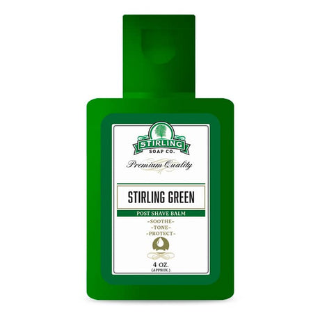 Stirling Soap Co. after shave balm Stirling Green 118ml - Manandshaving - Stirling Soap Co.