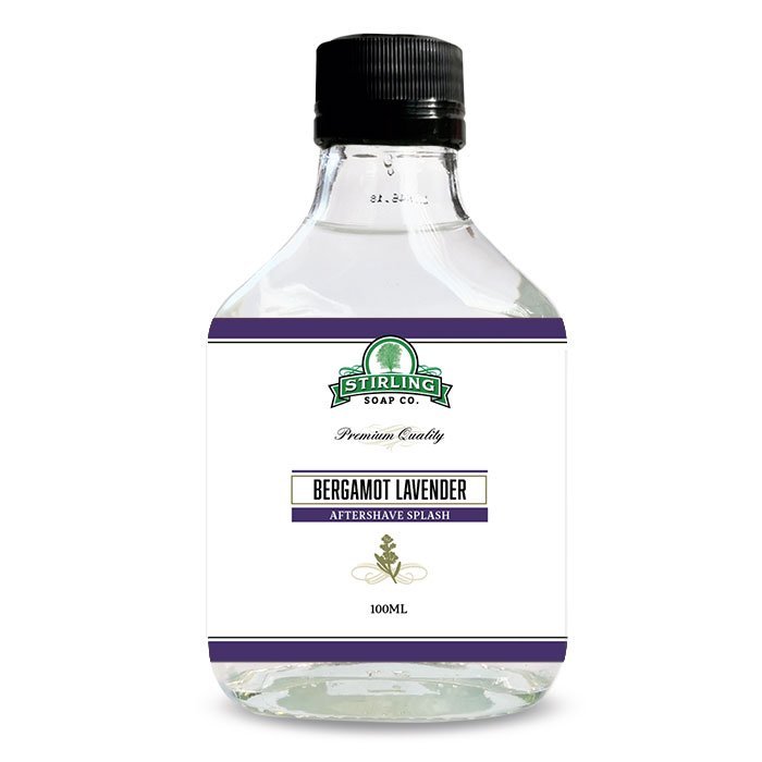 Stirling Soap Co. after shave Bergamot Lavender 100ml - Manandshaving - Stirling Soap Co.