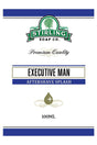 Stirling Soap Co. after shave Executive Man 100ml - Manandshaving - Stirling Soap Co.