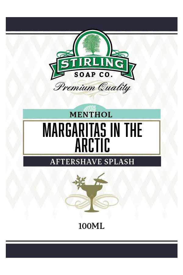 Stirling Soap Co. after shave Margaritas in the Artic 100ml - Manandshaving - Stirling Soap Co.