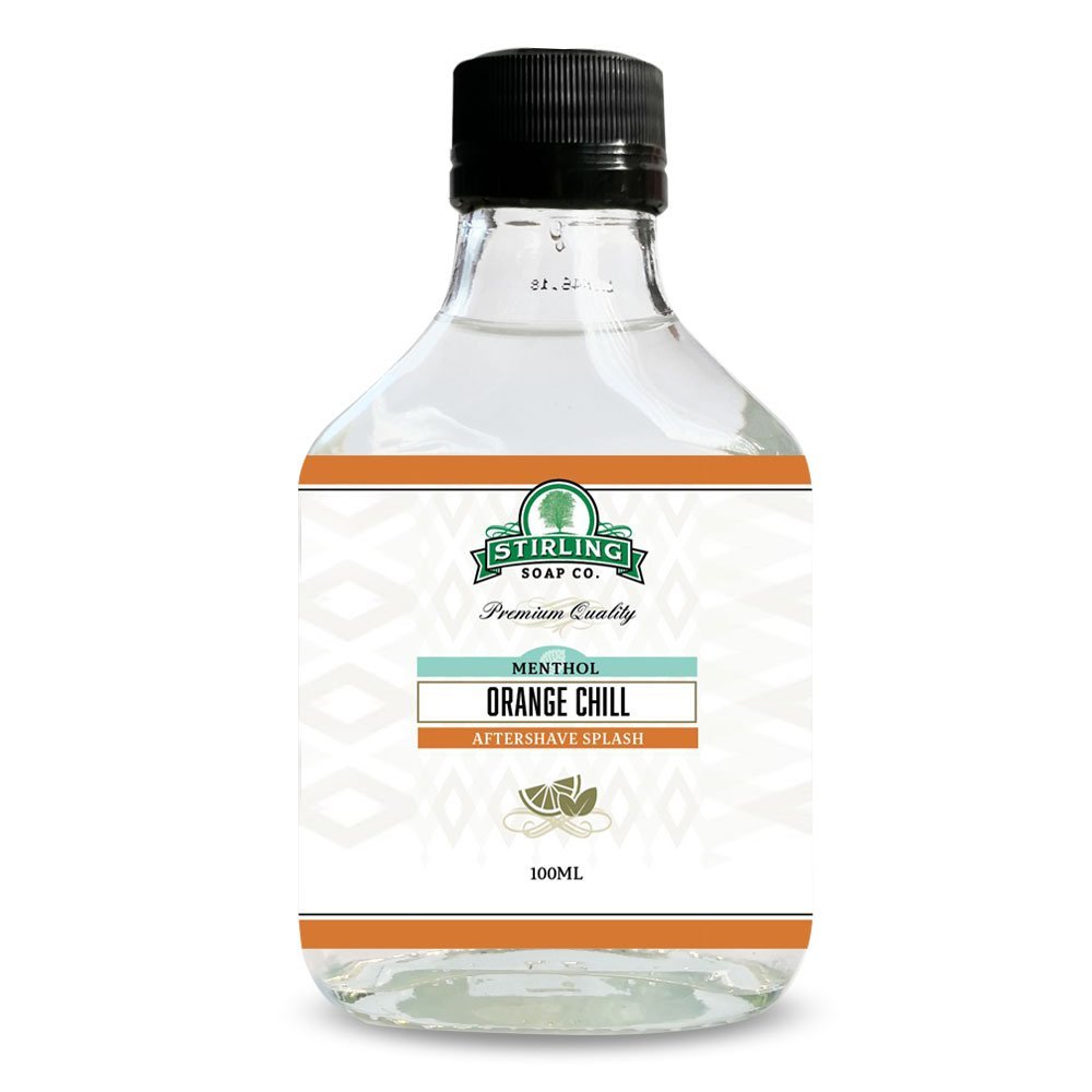 Stirling Soap Co. after shave Orange Chill 100ml - Manandshaving - Stirling Soap Co.