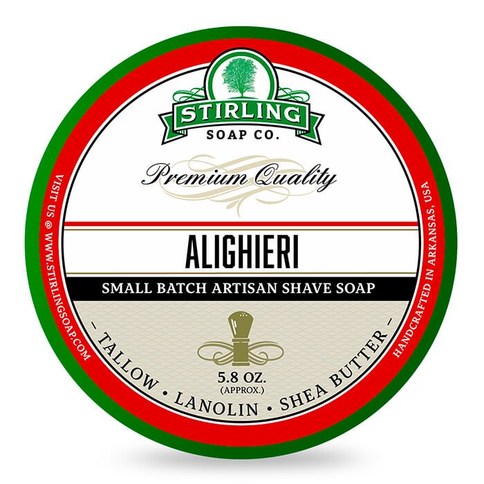 Stirling Soap Co. scheercrème Alighieri 165ml - Manandshaving - Stirling Soap Co.