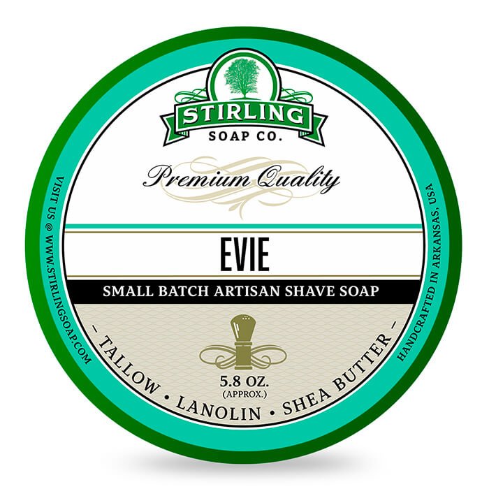 Stirling Soap Co. scheercrème Evie 165ml - Manandshaving - Stirling Soap Co.