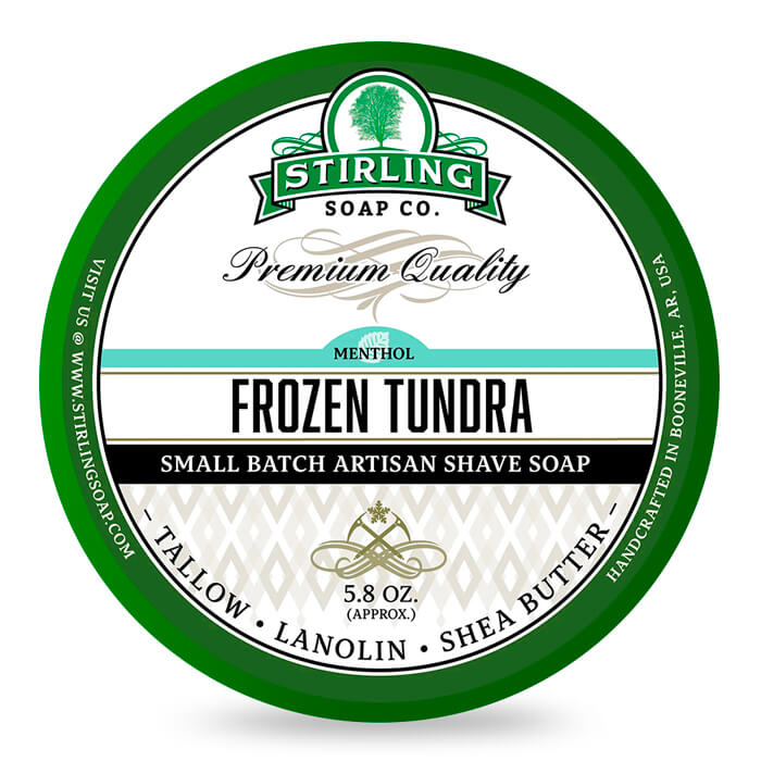 Stirling Soap Co. scheercrème Frozen Tundra 165ml - Manandshaving - Stirling Soap Co.