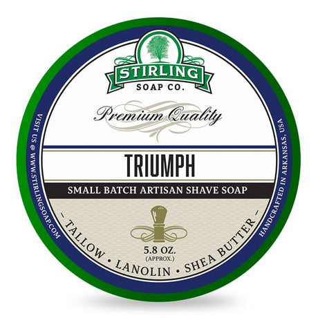 Stirling Soap Co. scheercrème Triumph 165ml - Manandshaving - Stirling Soap Co.