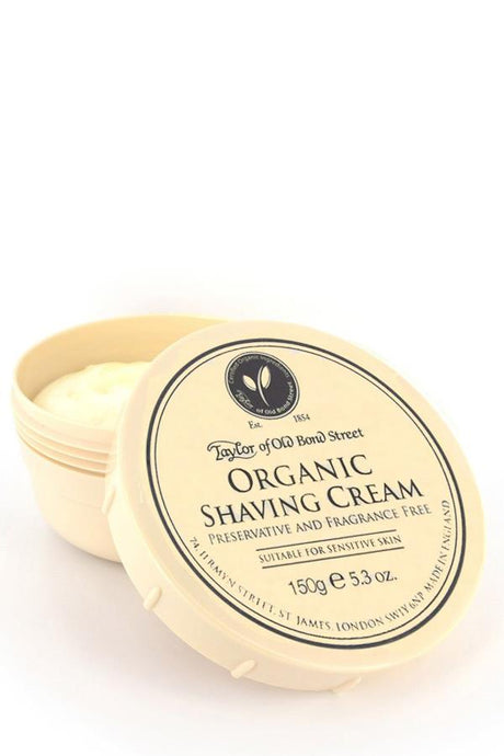 Taylor of Old Bond Str. scheercrème Organic 150gr - Manandshaving - Taylor of Old Bond Street